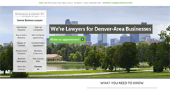 Desktop Screenshot of denver-business-lawyer.com